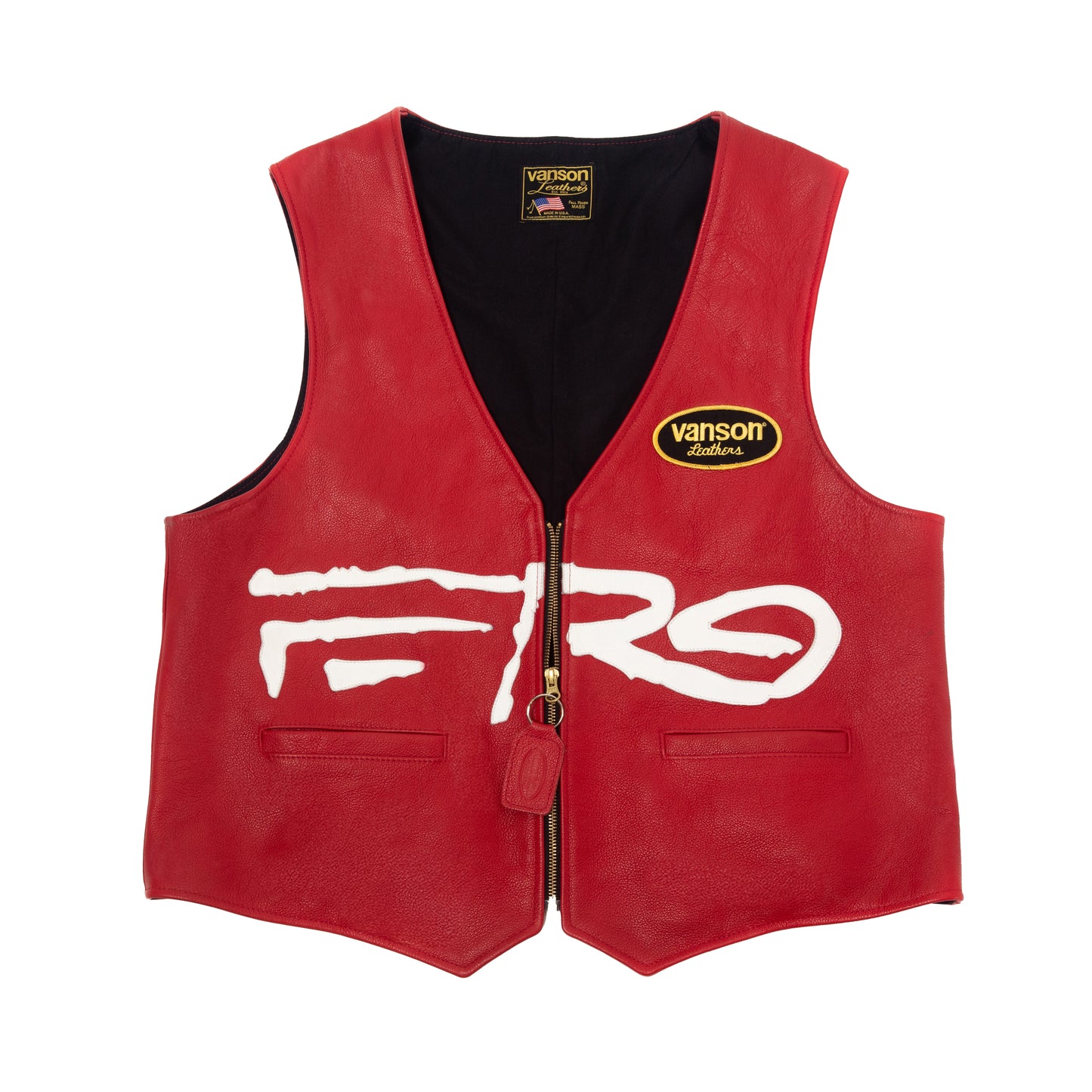 FERG Biker Vest - Red Velvet