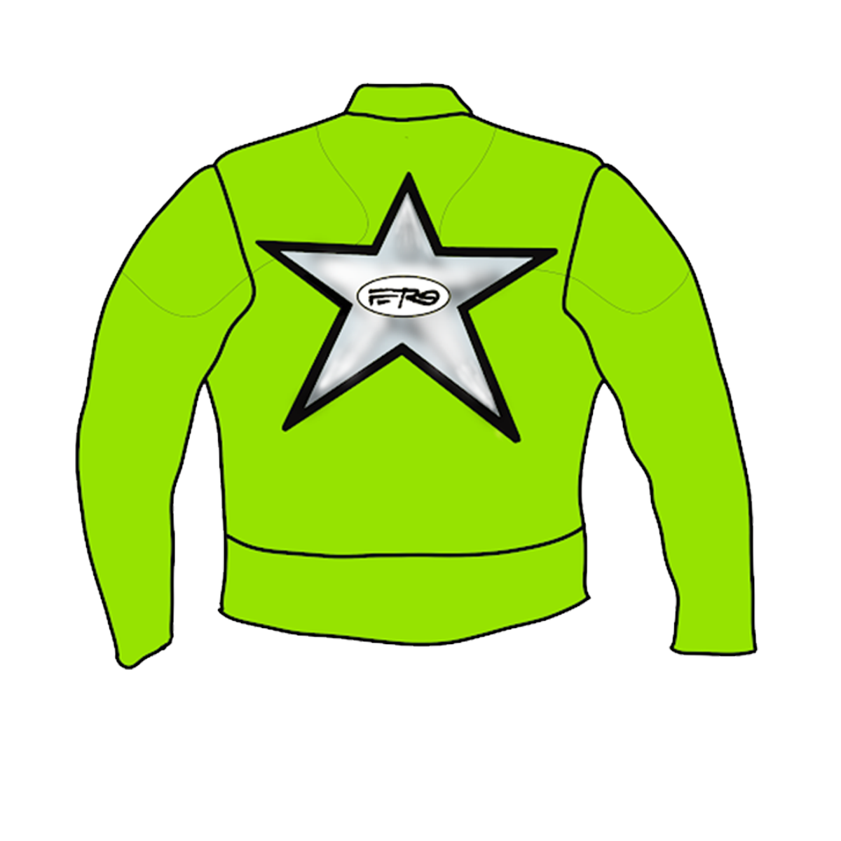 FERG Biker Jacket - Slime Green