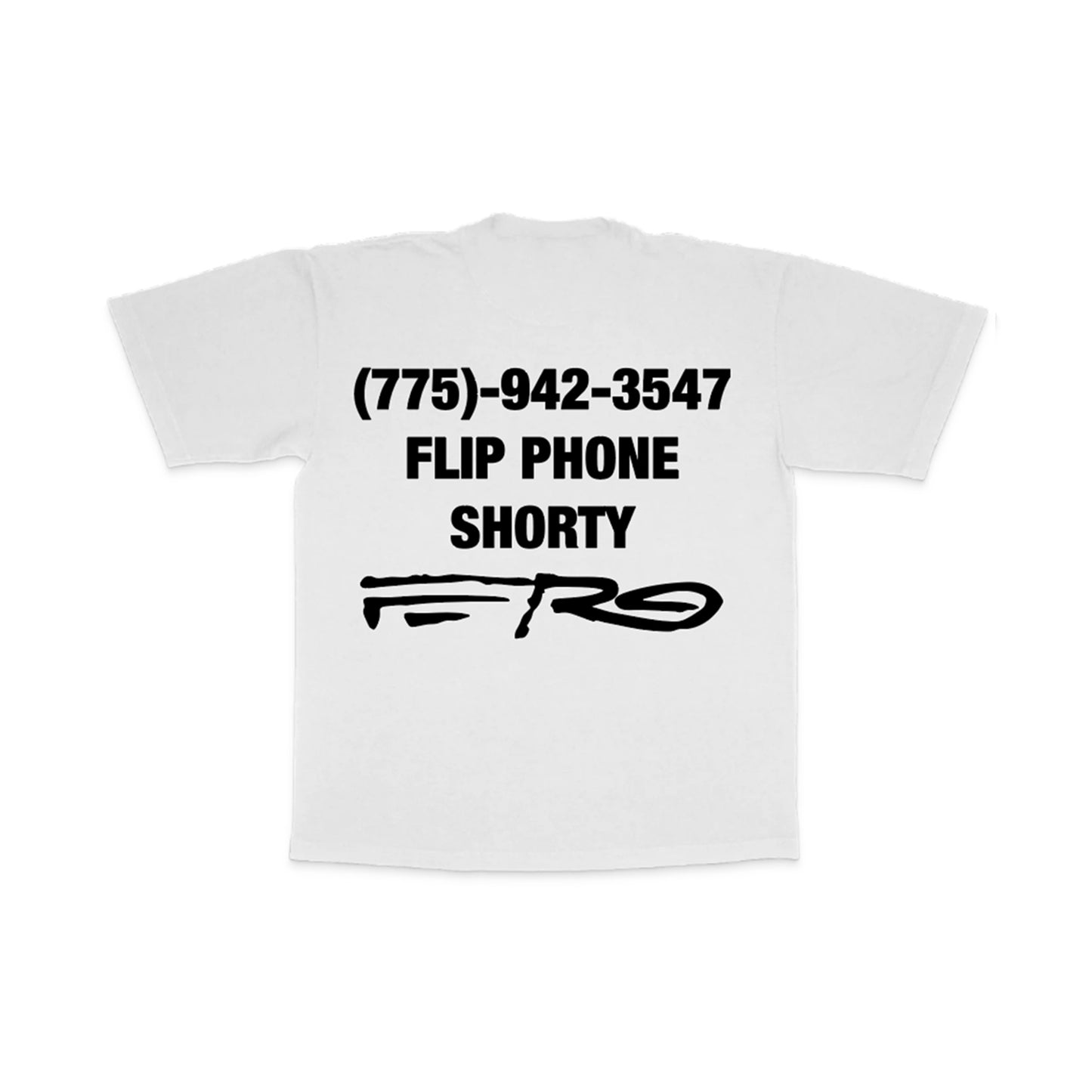 Flip Phone Tee - White