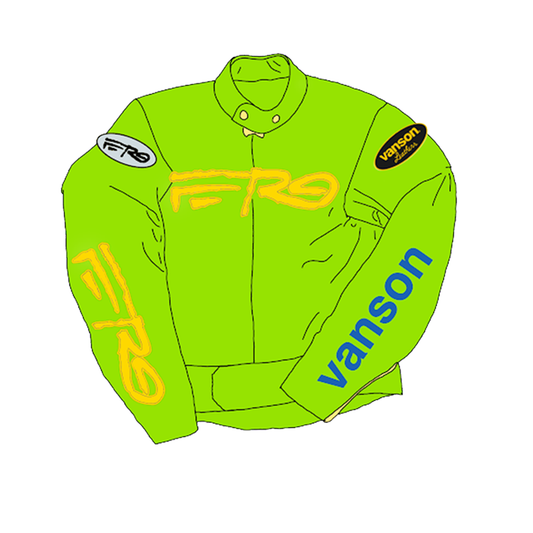 FERG Biker Jacket - Slime Green