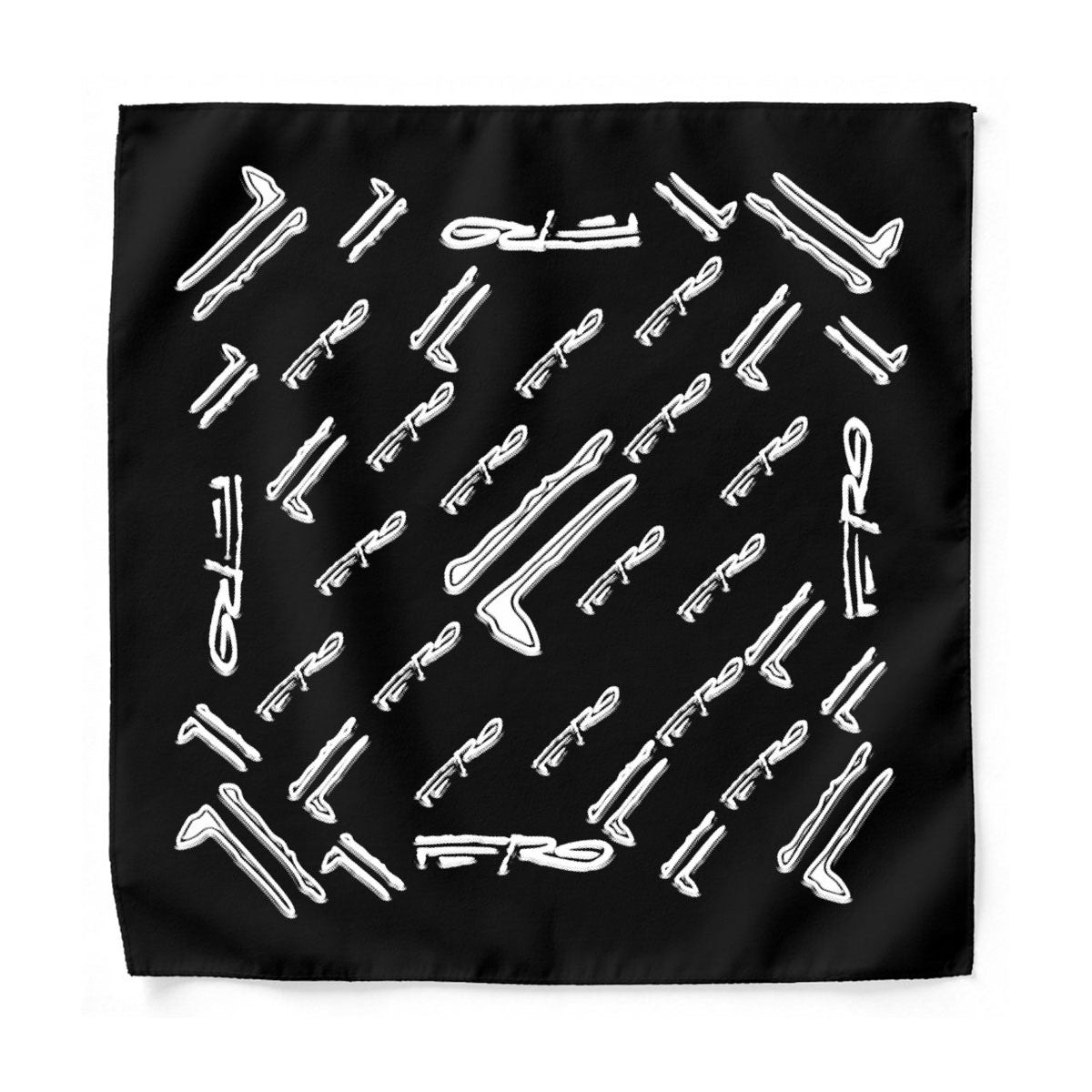 FERG Strong - Black/ White Bandana