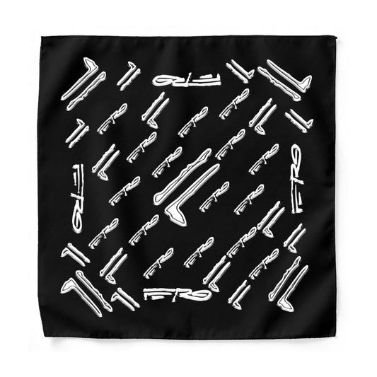 FERG Strong - Black/ White Bandana