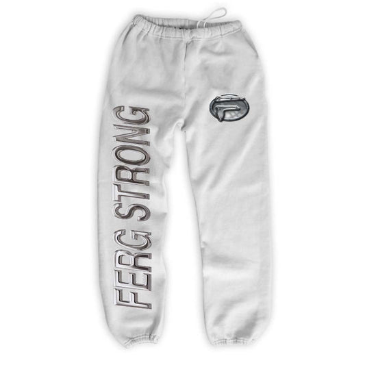 Ferg Strong Sweatpants - White